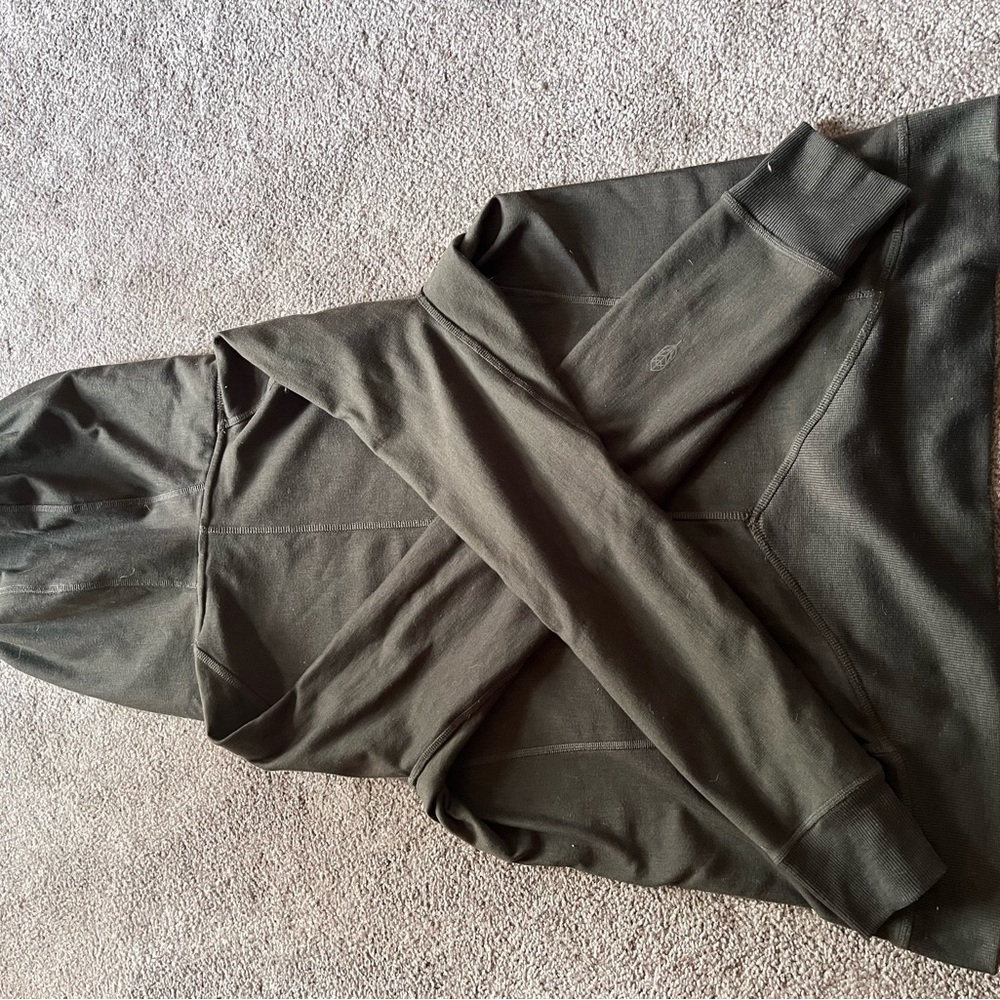Cozy Olive Green Hoodie